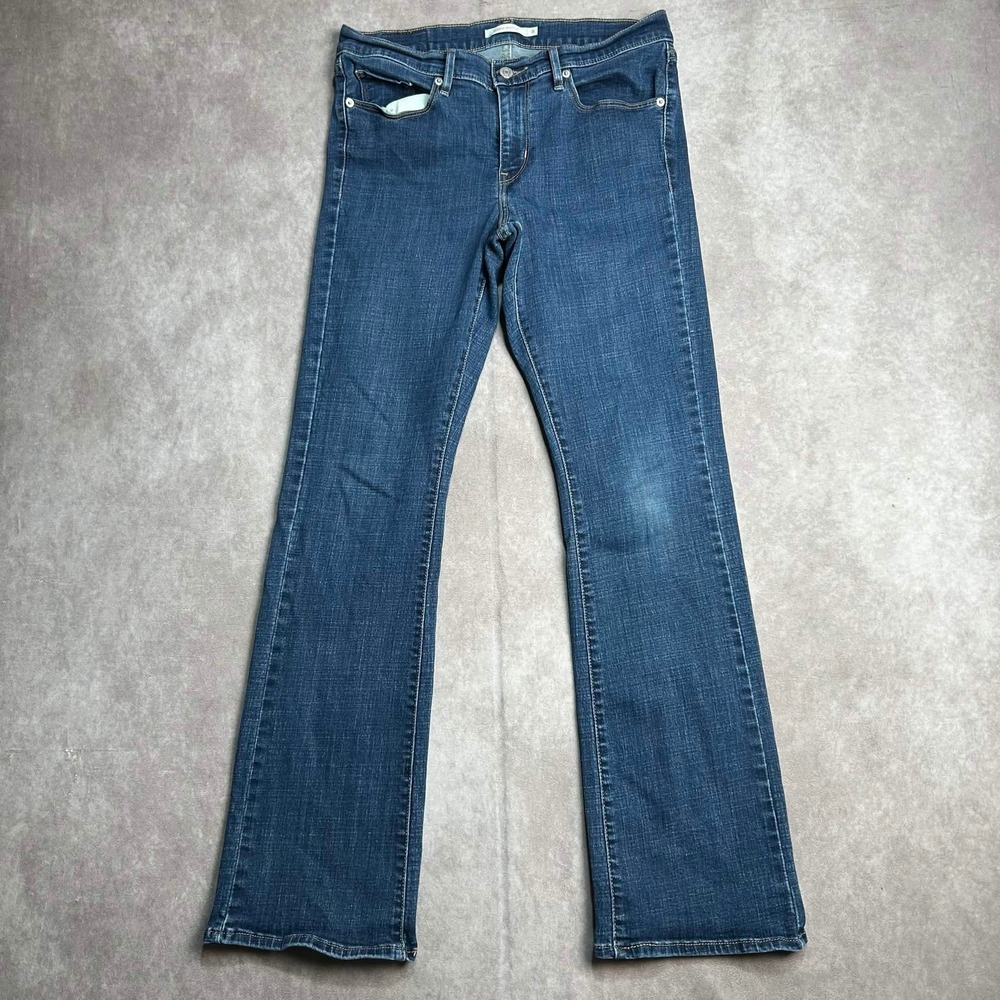 Levis Classic Bootcut Jeans Womens 8 Medium Wash Blue Mid Rise Denim Pants